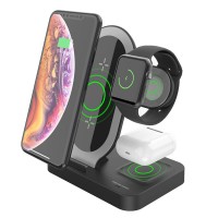 best selling product 2020 3 in 1 wireless charger station smart watch phone charging dock wireless charging pad