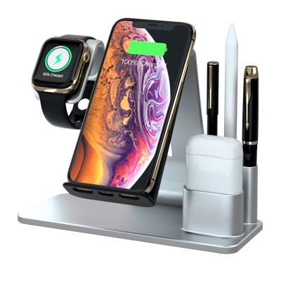 trending products 2020 new arrivals Fast wireless mobile phone charging station with Pen holder N36